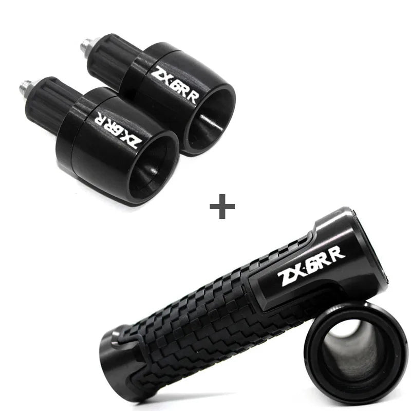 Motorcycle Handlebar Grips Ends Handle Bar Cap End Cap Plug For kawasaki ZX6R ZX for ZX6R 1995-2021 - Automotive LED Lig