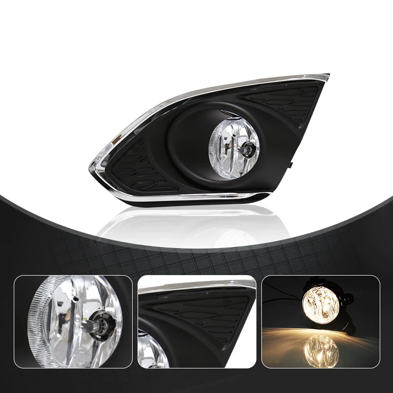 Led DRL Daytime Running Light Fog Lamp Assembly For Chevrolet Chevy Spark 2013 2014 2015 W | AUTOKITSHOP