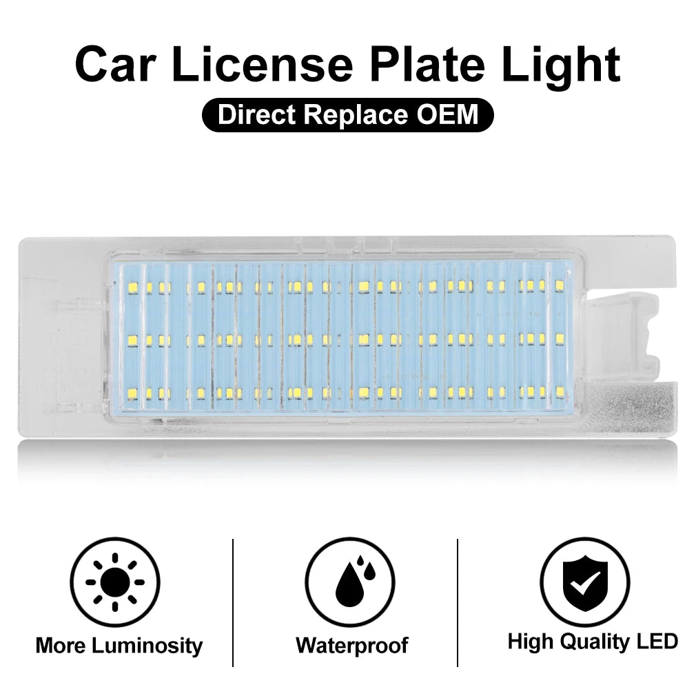 Canbus Car LED Number License Plate Light for Opel Zafira B Astra H Corsa D Insignia Corsa