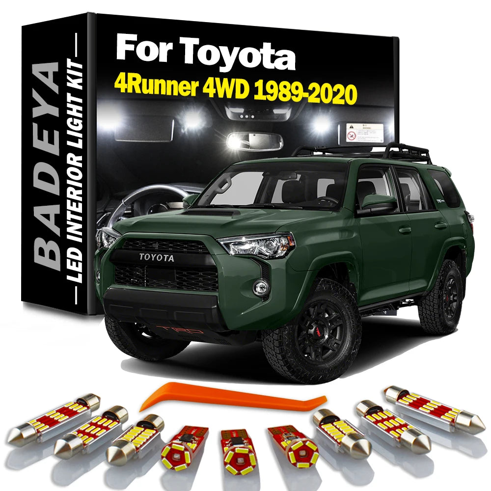 BADEYA Canbus Car Accessories For Toyota 4Runner 4WD 1989-2020 Vehicle LED Interior Dome M