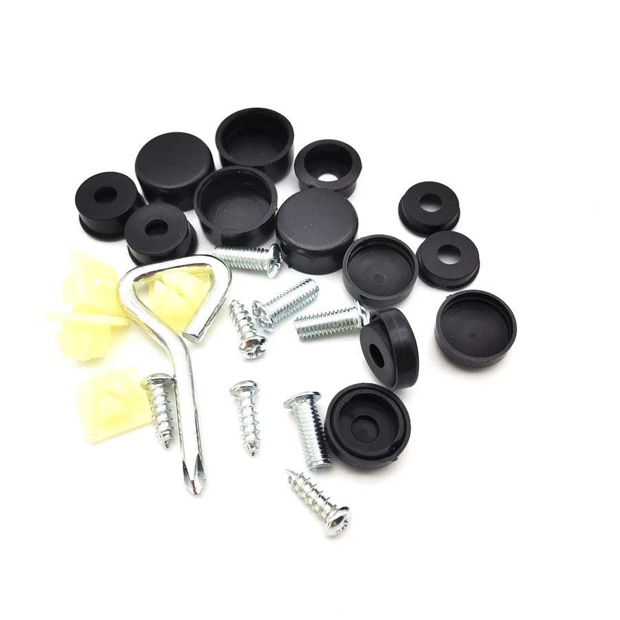 Car Plate Zinc Alloy Anti-theft License Plate Bolt Frame Screw Accessories