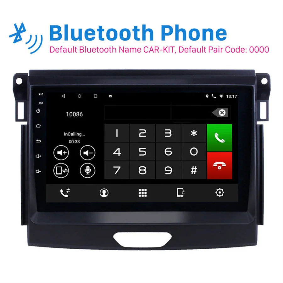 For Ford Ranger 2016-2019 Stereo Radio 9'' Android 10 Head Unit GPS FM Player
