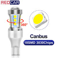 T15 W16W Canbus OBC Error Free Led Bulb 921 912 18SMD 3030 Chips Car Reverse Lamp Auto Bac