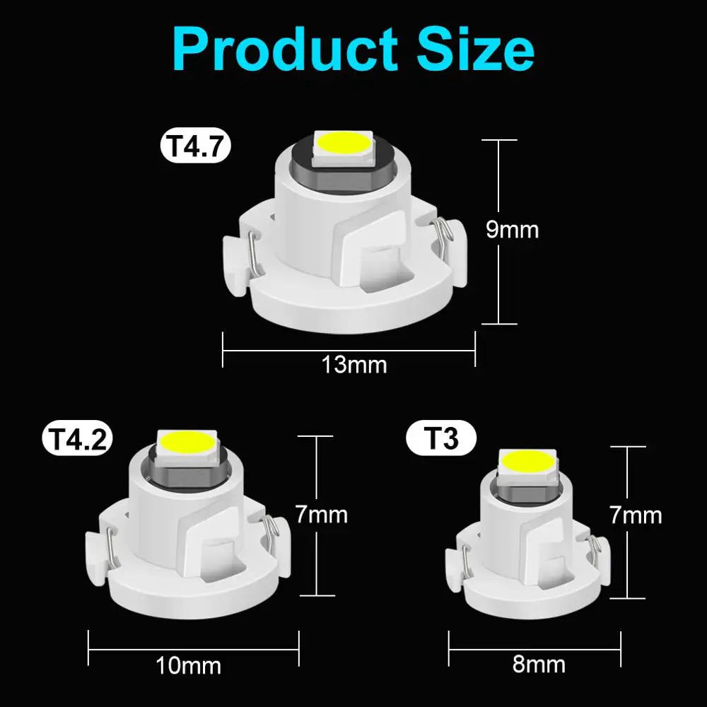 T3 Led Bulb T4.2 T4.7 Led Auto Dashboard Instrument Cluster Light Car Instrument Panel Lam