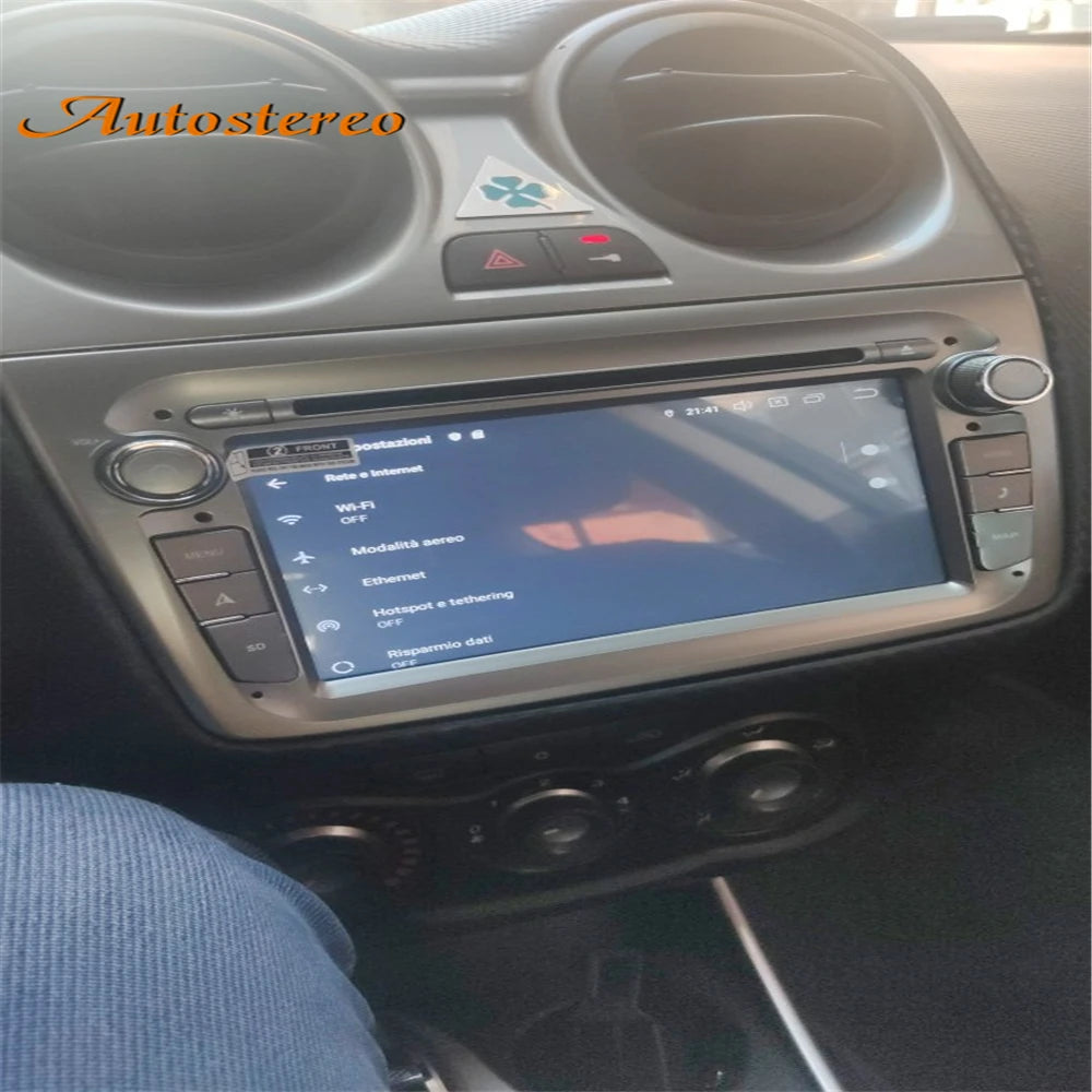 Android 14 4G Carplay For For Alfa Romeo Mito 2008-2016 Car DVD Player Multimedia Player H
