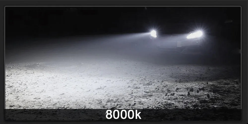 2Pcs H4 H7 LED Car Headlight H11 H8 H9 Car Fog Light 9005 HB3 9006 HB4 H1h3 H16JP Led Lamp Day DRL Light Auto 6000K 12V 24V