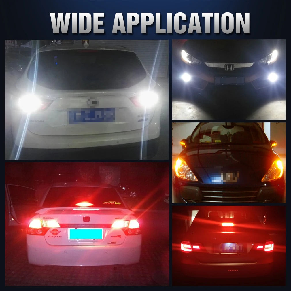 1156 BA15S P21W BAU15S PY21W 1157 BAY15D P21/5W Led Bulb T20 7440 W21W WY21W 7443 W21/5W T
