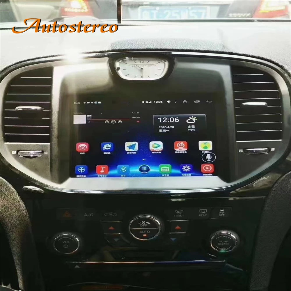 Carplay Android 13 For Lancia Thema 2010-2020 Vertical Screen Car GPS Navigation Headunit