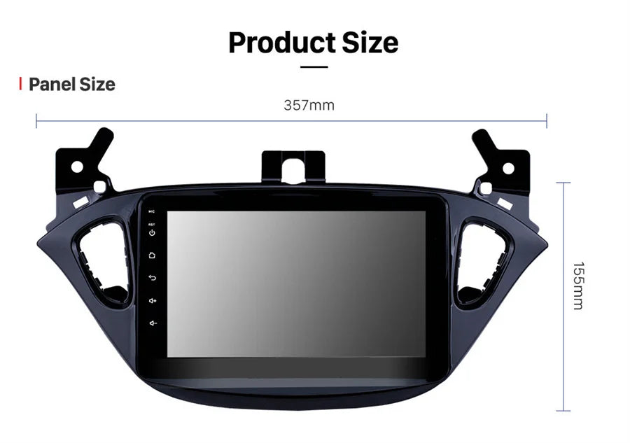 8" Car Stereo GPS Unit Player Android 10.0 1+16GB For Opel Corsa 2015-2019 for Opel Adam 2