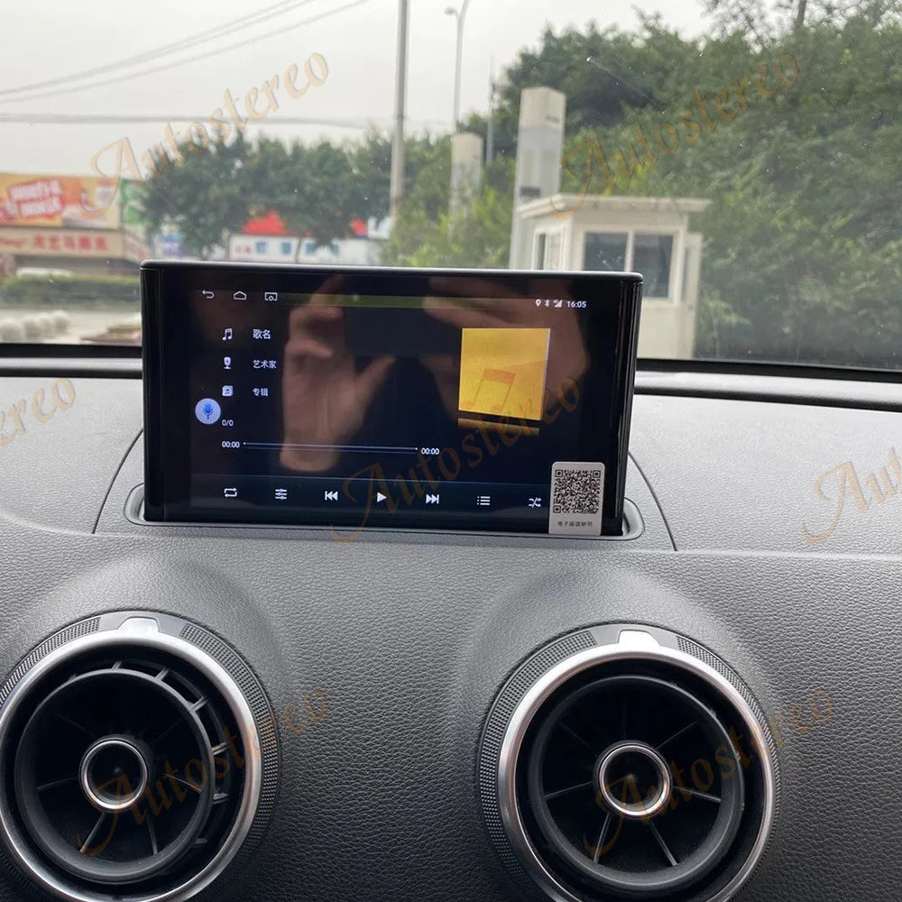 Carplay For Audi A3 2014-2019 Android 14 Car GPS Navigation Multimedia Player Car Auto Ste