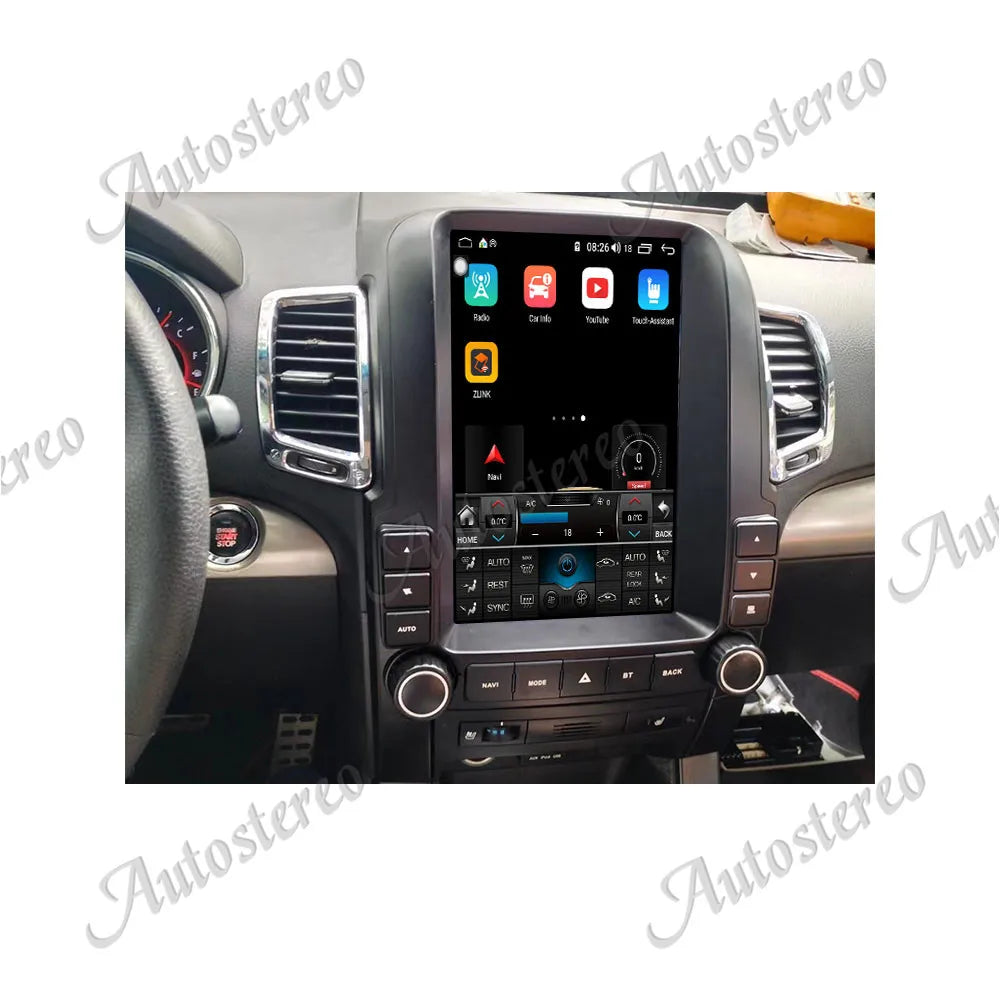 For Kia Sorento 2009-2012 Android 13 8+256G Tesla Style Vertical Screen Car Multimedia Pla