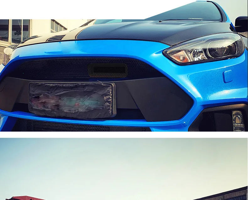 Matte Black 5D Air Intake ABS Part For 2015-2018 Focus ST Ram MK3 4D Sedan