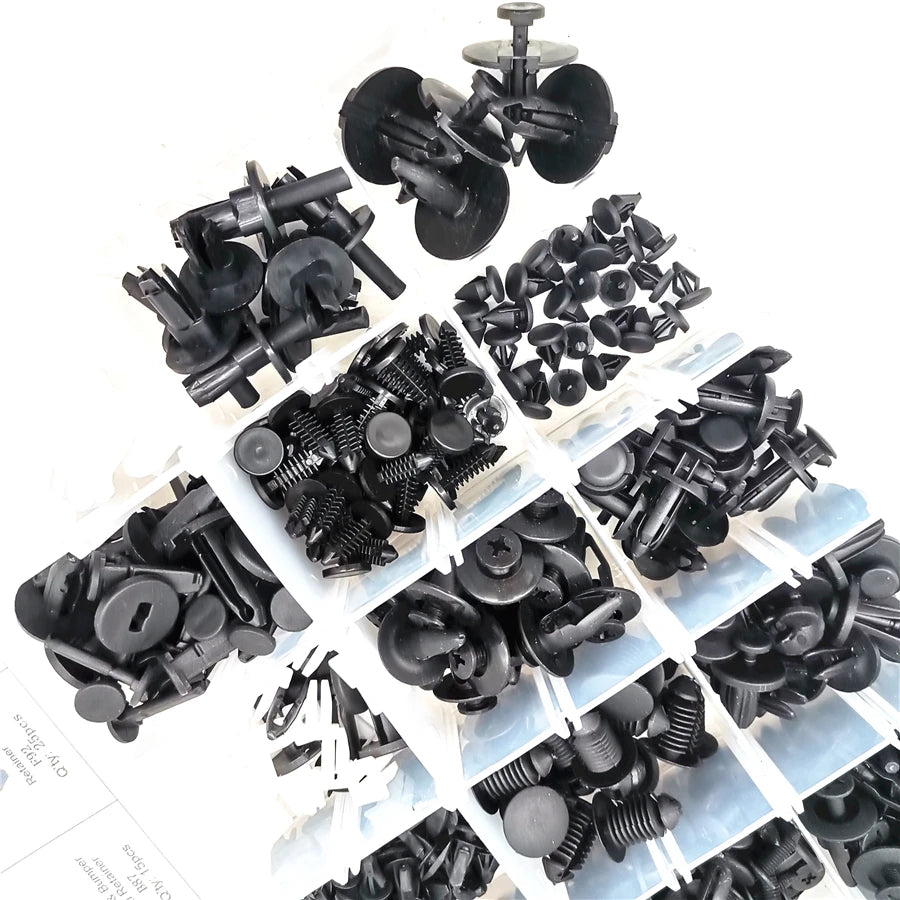 415pcs/box 18 Sizes Trim Clips Retainer Panel Bumper Fastener Set For Ford