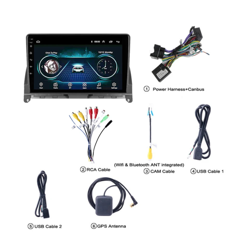 LED Interior Light Kit for Mercedes CClass S204 W204 - Canbus Error-Free Interior Bulbs