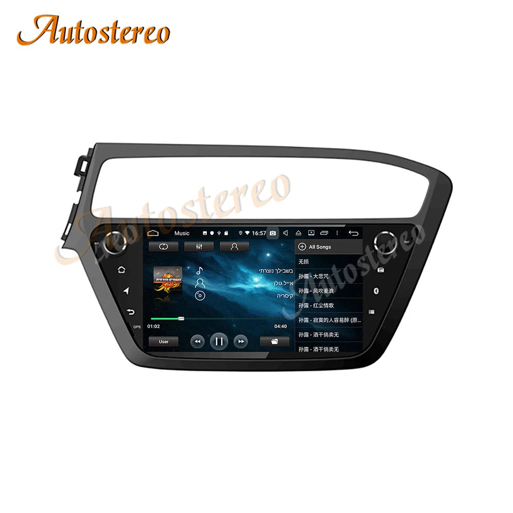 Android 13 Carplay Auto Stereo Car Head Unit For Hyundai I20 2018 2019 2020 2021 Car Multi
