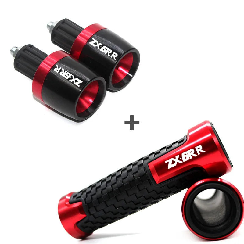 Motorcycle Handlebar Grips Ends Handle Bar Cap End Cap Plug For kawasaki ZX6R ZX for ZX6R 1995-2021 - Automotive LED Lig