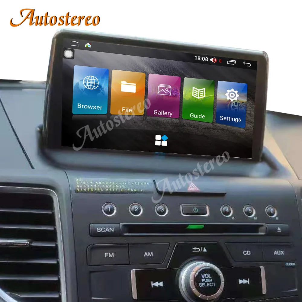 Android 15 Carplay Car GPS Navigation For Honda CRV 2012-2016 Head Unit Multimedia Player