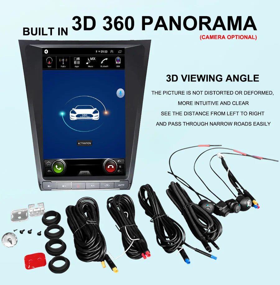 12.8inch Android 15 Screen Navigation For Lexus GS GS350 GS300 GS430 GS450h GS460 Car Radi