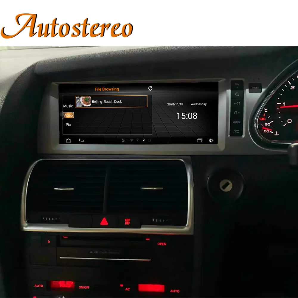 10.25 Auto Stereo RHD For Audi Q7 2005-2015 2G 3G Android 13 Carplay Car GPS Navigation Mu