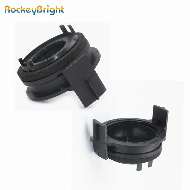 Rockeybright 2pcs H7 LED Headlight Bulbs Adapters Holders For BMW E46 3Series 325ci 325i 3