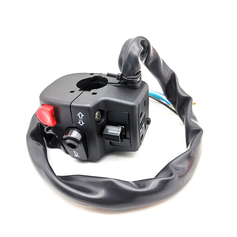 22mm Motorcycle Handlebar Button Switch Turn Signal Horn Headlight Fog Lamp Beam
