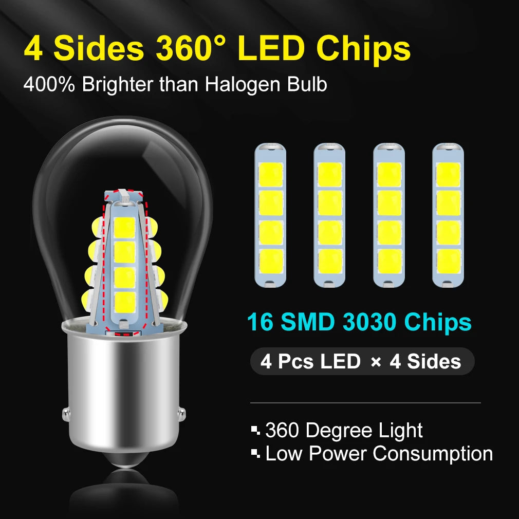 1156 BA15S Led 1157 BAY15D P21W Led Bulb P21/5W P21 5W R5W R10W Car Turn Signal Light Reve