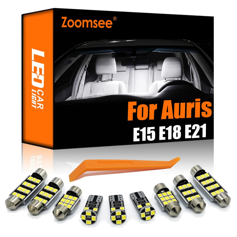 LED Interior Light Kit for Toyota Auris E15 E18 E21 2006-2021 - Canbus Dome Map Door Trunk Bulbs | AUTOKITSHOP