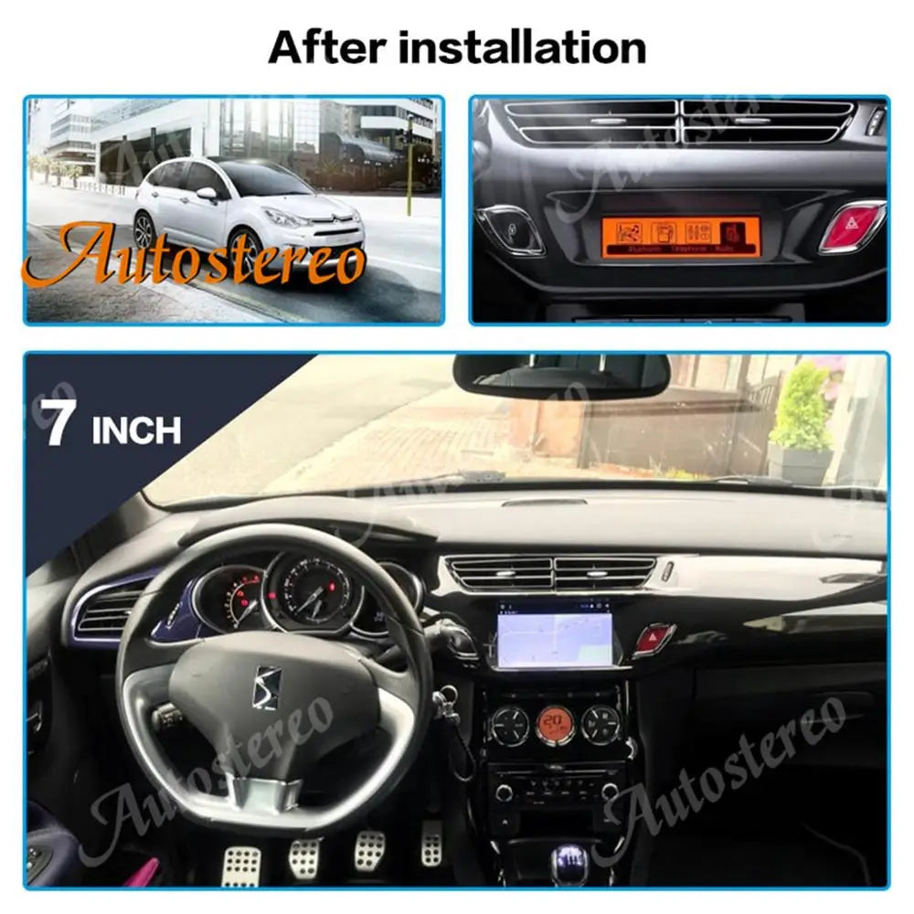 Android 13 64GB Car DVD Player GPS Navigation For Citroen C3 DS3 2010+ Multimedia Radio Ta