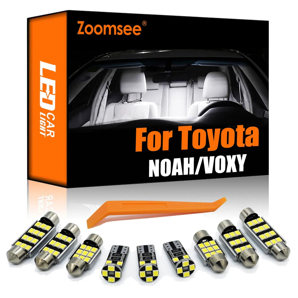 LED Interior Light Kit for Toyota NOAH VOXY 60 70 80 R60 R70 R80 2001-2018 - Canbus Dome Map Door Trunk Bulbs | AUTOK...
