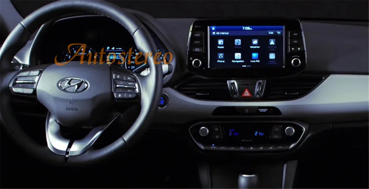 Carplay 4G Android 13 GPS Navigation For Hyundai I30 2017 2018 2019 Auto Radio Head Unit M