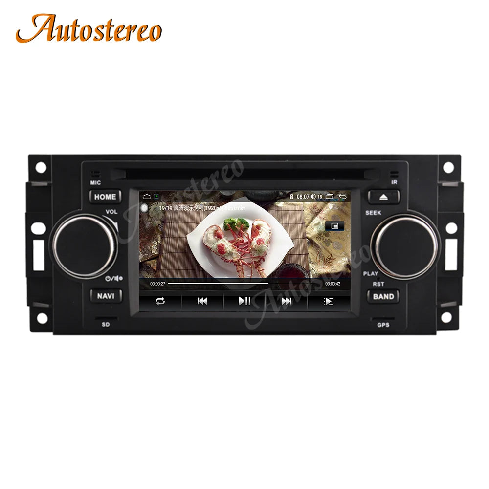 128GB Android 13 Car DVD Player Multimedia Player GPS Navigation For JEEP Grand Cherokee 2