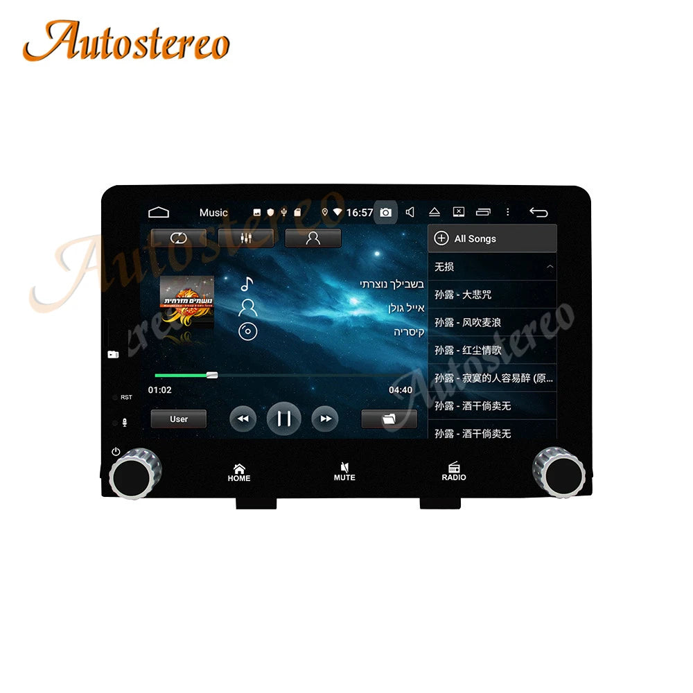 Carplay Android 14 Car Multimedia Player GPS Navigation For KIA RIO 2017 2018 2019 Head Un