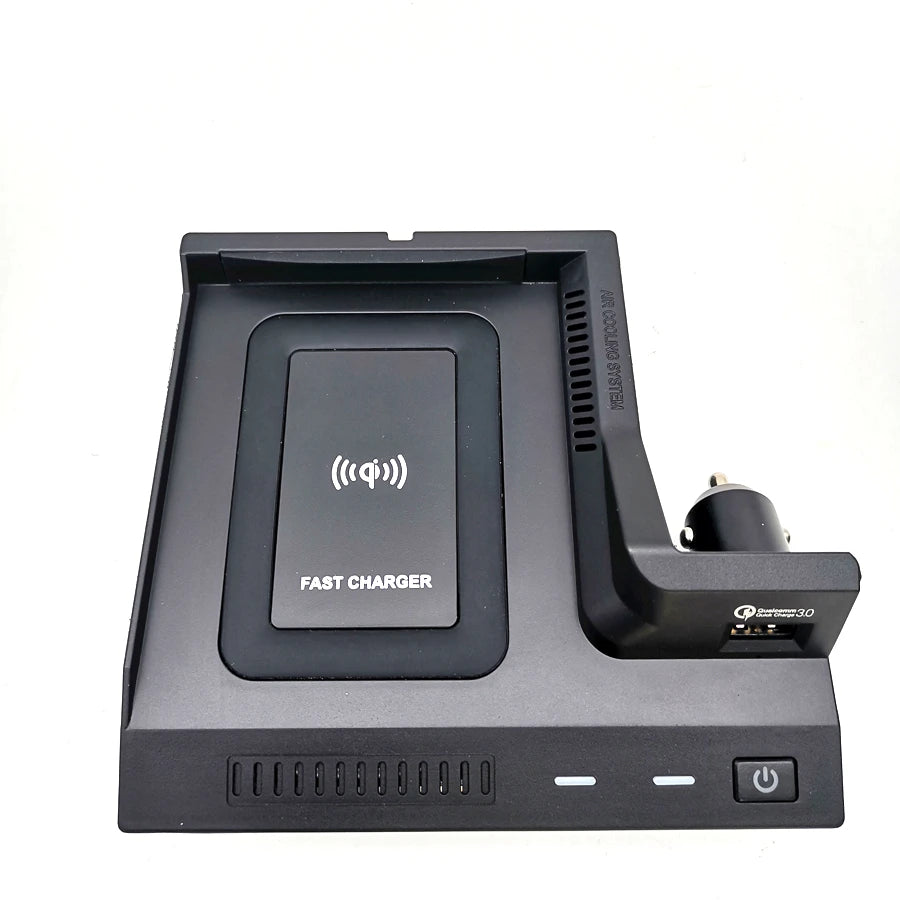 10W Car Console Wireless Phone Charger Pad For Mercedes Benz C GLC Class C64 AMG Drive lef