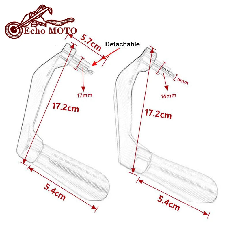 For Z800 Z 800 Motorcycle Universal 7/8" 22mm Handlebar Grips Guard Brake Clutch Levers Handle B - Automotive LED Light