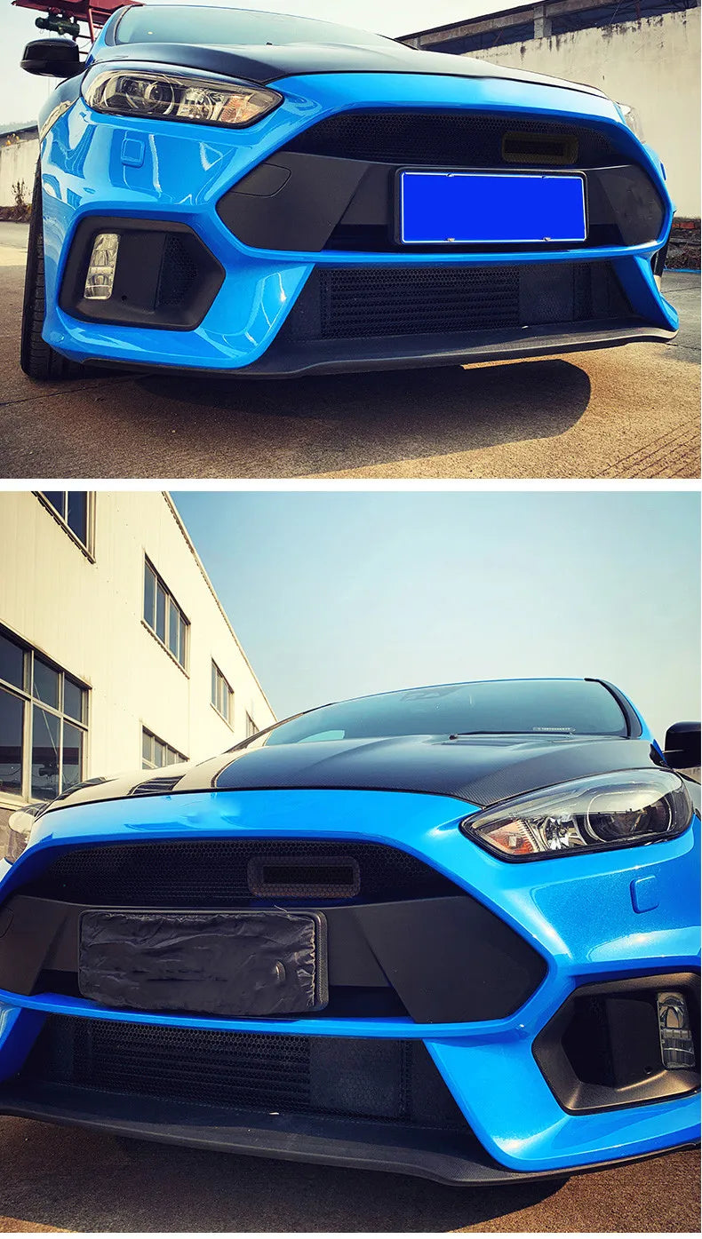 Matte Black 5D Air Intake ABS Part For 2015-2018 Focus ST Ram MK3 4D Sedan