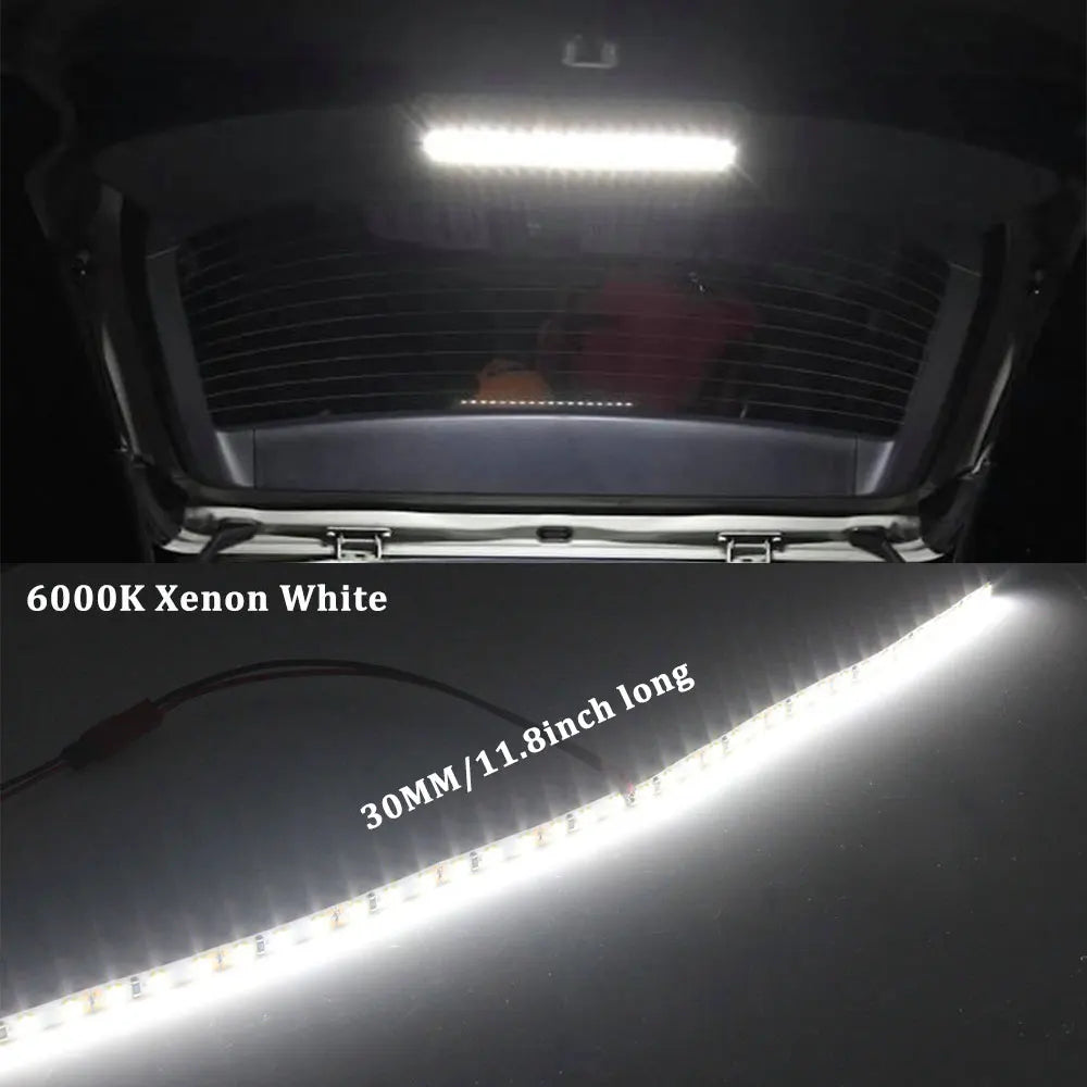 LED Interior Light Kit for Car Trunk Cargo Area Luggage Compartment Interior Illumination White 3600-1200 - Canbus Do...
