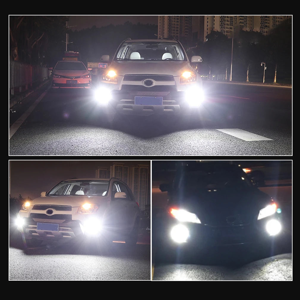 H8 H11 Led H7 H16 JP 9005 HB3 9006 HB4 Led Lamp Car 3030 Chips Led Fog Headlight Bulbs 600