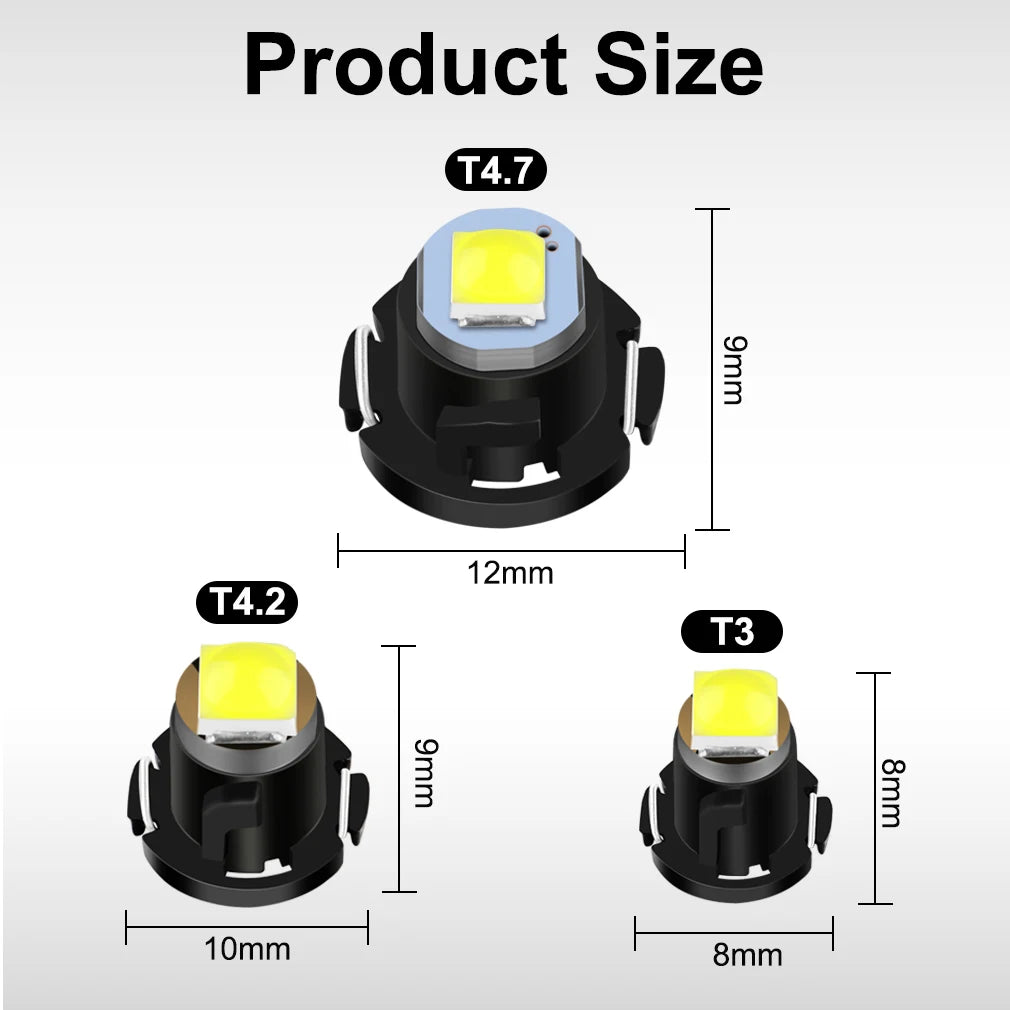 10-Piece LED Interior Light Kit for T3 T4 - Canbus Error-Free Interior Bulbs