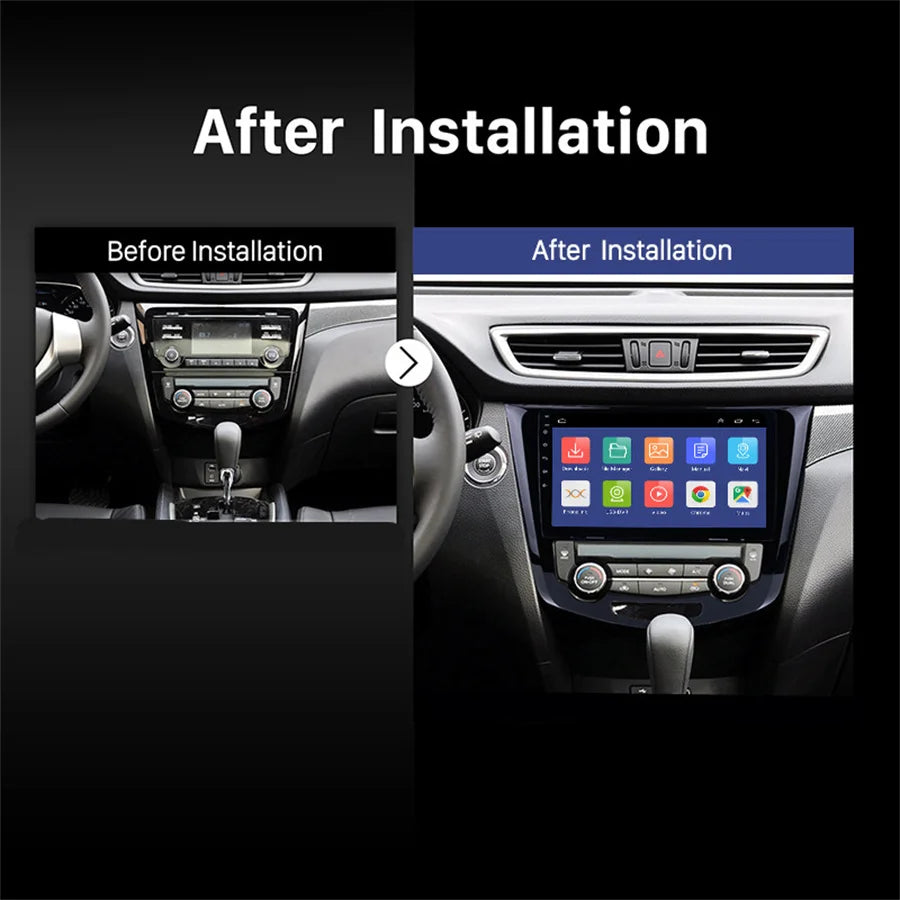 Car Stereo Radio Head Unit 10.1'' Android 10 GPS for Nissan QashQai X-Trail 2013-16
