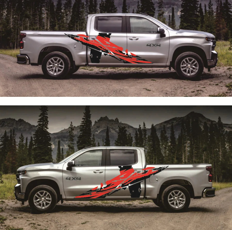 1 Pair Graphics Vinyl Decal for Truck Decal Auto Styling Decoration car stickers for Ford