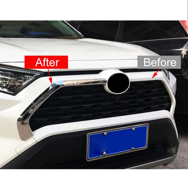 For Toyota RAV4 XA50 2019 2020 2021 2022 2023 2024 2025 XA 50 Hybrid Car Front Grille Trim Cover - Automotive LED Light