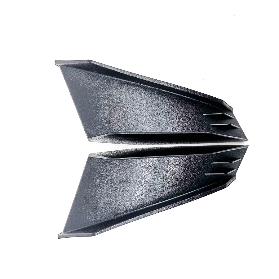 2x Universal Black Winglet Aerodynamic Wing Spoiler Kit For Kawaski Yamaha Ninja
