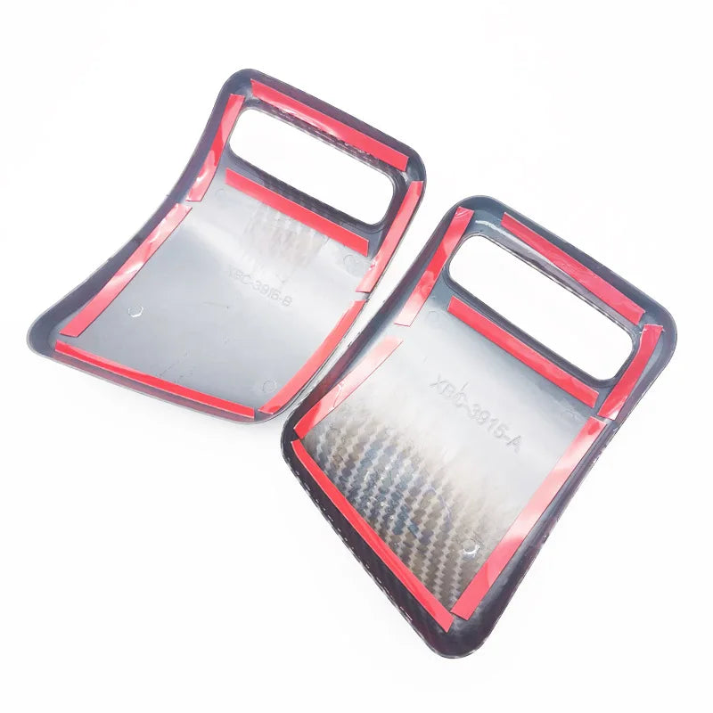 Carbon Fiber Style Rear Tail Light Cover Decoration For Dodge Ram 1500 2019-2021
