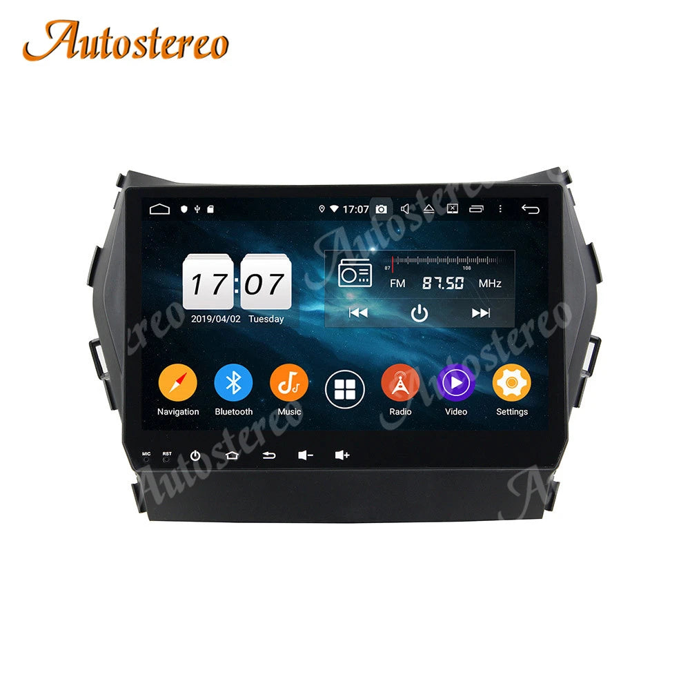 Carplay Android 14 Car Multimedia Player GPS Navigation For Hyundai IX45/Sante Fe 2014-201