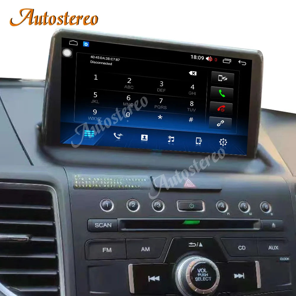 Android 15 Carplay Car GPS Navigation For Honda CRV 2012-2016 Head Unit Multimedia Player