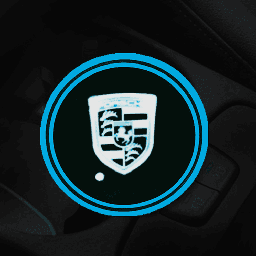 Porsche Exclusive LED Cup Holder Light