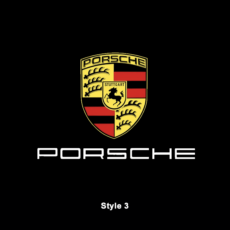 Porsche Compatible Car Door Welcome Lights