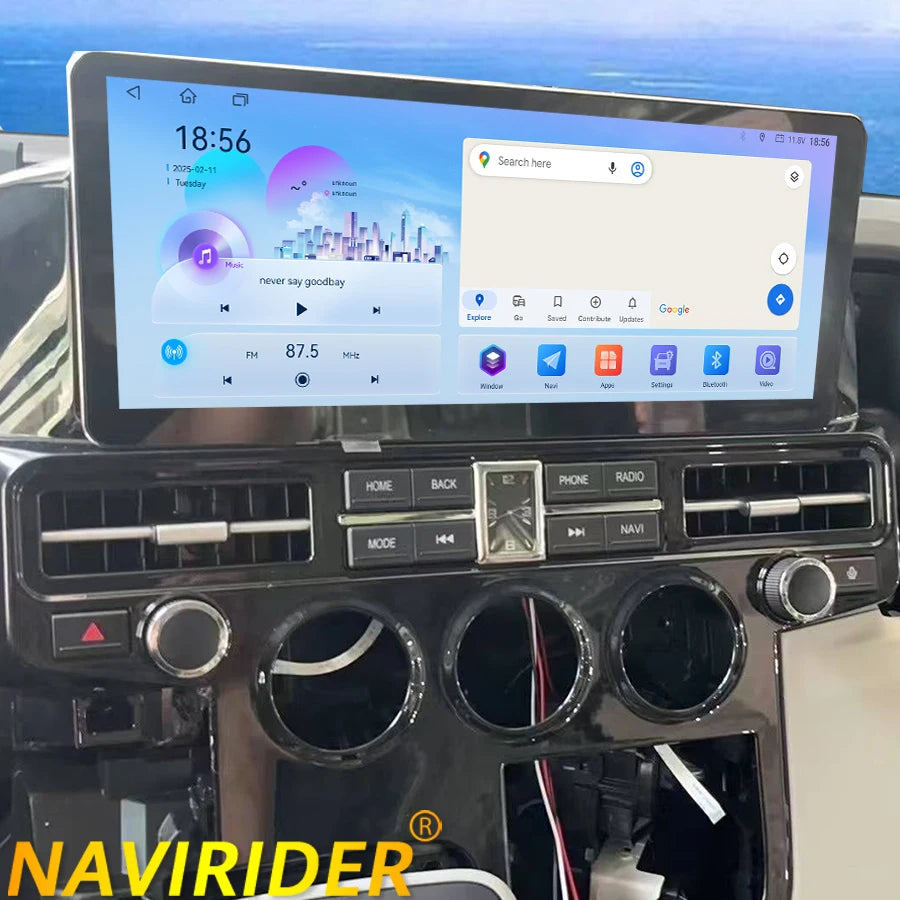 12.3" 15.6" For Toyota Hiace H300 GranAce 2019 - 2022 Android Multimedia Stereo Car GPS Na