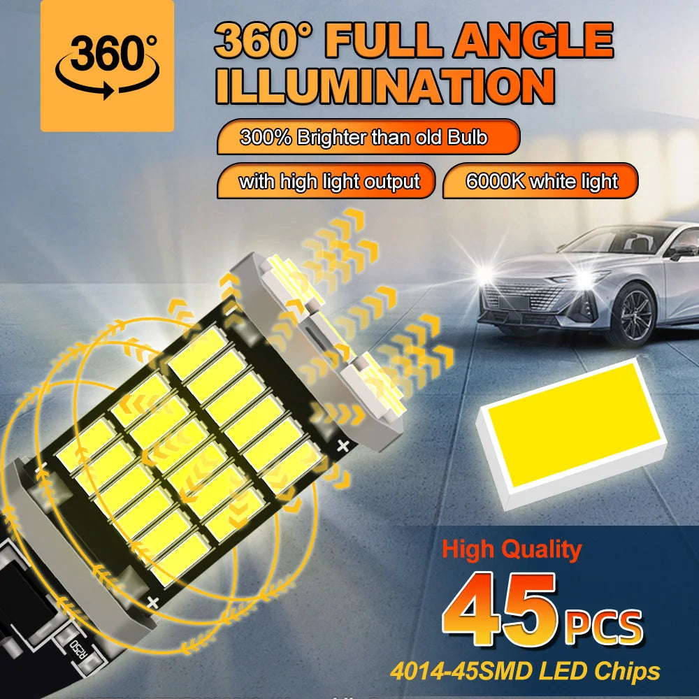 Car LED Reverse Light For Peugeot 208 I II 1 2 Accessories 2012 2013 2014 2015 2016 2017 2