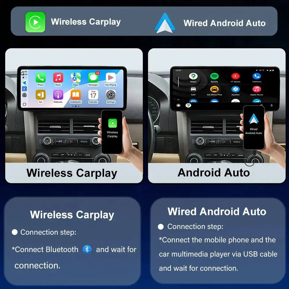 12.3" Multimedia Player Car Radio for Nissan Qashqai 2008-2015 - GPS, Carplay, Android Auto, 4G WiFi Head Unit